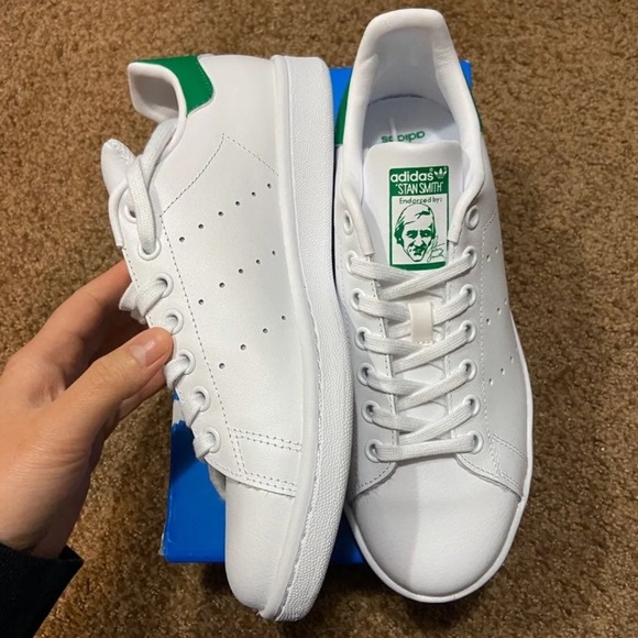 Adidas StanSmith Classic Green/White Sneaker Shoes - Picture 8 of 11